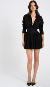 Black light mini dress