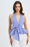 Blue afternoon top