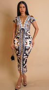 Akina midi dress