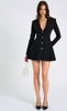 White Dress blazer dress