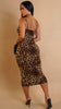 Wild life midi dress