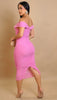 Candy crush midi dress