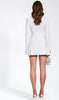 White Dress blazer dress