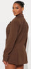 Sweet chocolate blazer dress