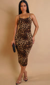 Wild life midi dress