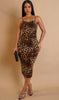 Wild life midi dress