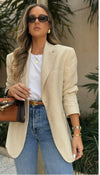 Walnut oversize blazer