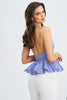 Blue afternoon top