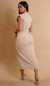 White Mocca midi set top/skirt pre-order delivered 9-4-25)