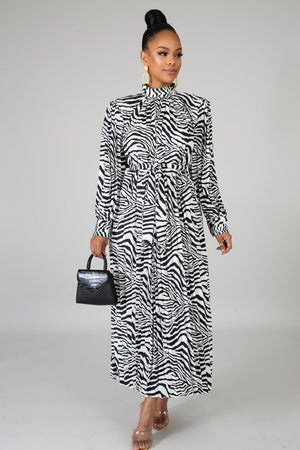 Zebra Dress Walking closet shop 